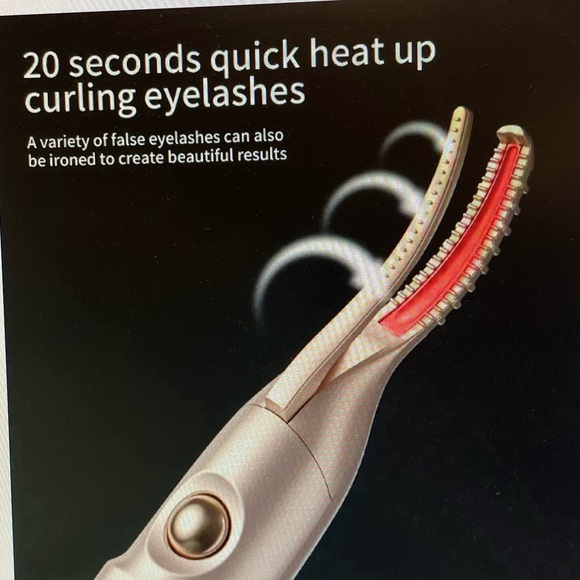Heated eyelash curler / electric eyebrow round hat knife tool - Picture 6 of 7